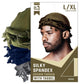 Mr. Durag Silky Spandex Crown Turban with Tassel L/XL, 1 Count Men's Halo Turban, Assorted Color