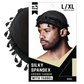 Mr. Durag Silky Spandex Crown Turban with Tassel L/XL, 1 Count Men's Halo Turban, Black
