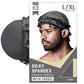 Mr. Durag Silky Spandex Crown Turban with Tassel L/XL, 1 Count Men's Halo Turban, Assorted Color