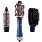 Hot & Hotter All-In-One Interchangeable Hair Dryer Brush, 1 Count Hair Styling Tool Set, Blue