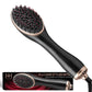 Hot & Hotter 2-in-1 Ceramic Hair Styler & Dryer, 1 Count Heat Brush, Black & Gold